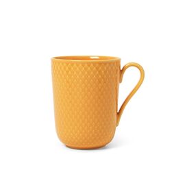 Lyngby Porcelæn - Rhombe Color Mug With Handle 33 cl - Yellow / Home and Kitchen Κουζίνα Σπίτι & Κουζίνα