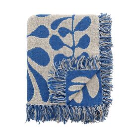 Bloomingville - Nevine Throw - Blue / Home and Kitchen Kitchen Home & Kitchen
