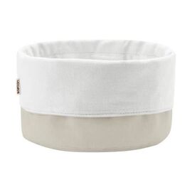 Stelton - Classic Bread Bag – Cotton - Sand/White – Ø 23 × H 21 cm / Home and Kitchen Κουζίνα Σπίτι & Κουζίνα