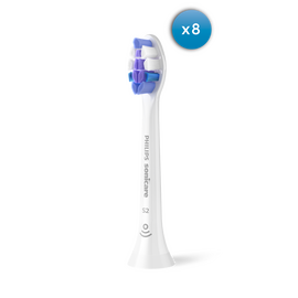 Philips - Sonicare Sensitive - White - 8 pcs / Health and Personal Care Υγιεινή Στόματος Προσωπική Φροντίδα