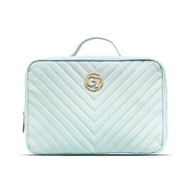 Gillian Jones - 2-Room Traincase - Ocean - Quilted nylon / Beauty Αξεσουάρ Ομορφιάς Γυναικεία Περιποίηση