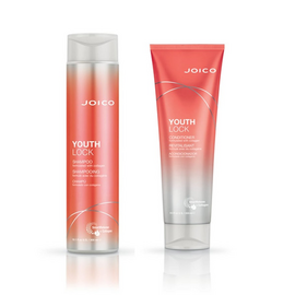 Joico - YouthLock Shampoo 300 ml + Joico - YouthLock Conditioner 250 ml / Beauty Gift Set Woman Care