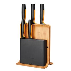 Fiskars - FunctionalForm Knife Block with 5 Knives - Bamboo / Home and Kitchen Κουζίνα Σπίτι & Κουζίνα