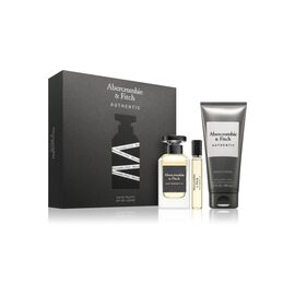 Abercrombie & Fitch - Authentic Man EDT 100 ml + Hair & Body Wash 200ml  + Authentic Man EDT 15ml - Giftset / Beauty Ανδρικά Δώρα Σετ Ανδρική Περιποίηση