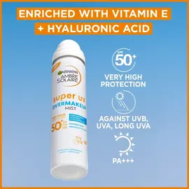 Garnier -Ambre Solaire -Super UV Over Makeup Mist - SPF 50+ - 75 ml / Beauty Αντιηλιακά Προστασία Ήλιου