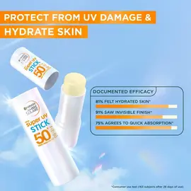 Garnier - Ambre Solaire Super UV Sun Invisible Stick - SPF 50+ - 9 ml / Beauty Αντιηλιακά Προστασία Ήλιου