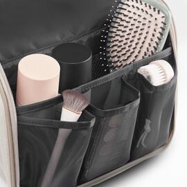 Gillian Jones - Organizer Cosmetic Bag Beige velour / Beauty Αξεσουάρ Ομορφιάς Γυναικεία Περιποίηση