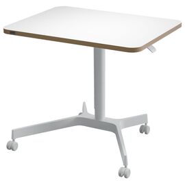 Leitz - Sit/standing desk Ergo Small manually w/wheels - white / Home and Kitchen Αταξινόμητα (Σπίτι & Κουζίνα) Σπίτι & Κουζίνα