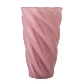Bloomingville - Callo Glass Vase - Rose - 29 cm / Home and Kitchen Decor Home & Kitchen