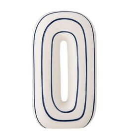 Bloomingville - Mae Vase - Blue - Ceramic / Home and Kitchen Διακόσμηση Σπίτι & Κουζίνα