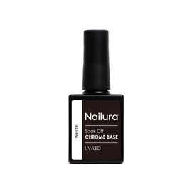 Nailura - Chrome Base White Gel - White - 10 ml / Beauty Νύχια Μακιγιάζ