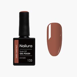 Nailura - Gel Polish 133 - Dark Chestnut - 10 ml / Beauty Νύχια Μακιγιάζ
