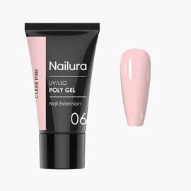 Nailura - Poly Gel 6 - Clear Pink - 30 ml / Beauty Νύχια Μακιγιάζ