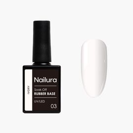 Nailura - Rubber Base 3 - Ivory - 10 ml / Beauty Νύχια Μακιγιάζ