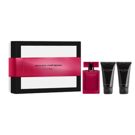 Narciso Rodriguez - Gift Set - For Her EdP Intense 50 ml + Body Lotion 50 ml + Shower Gel 50 ml / Beauty Gift Set Woman Care