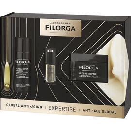 Filorga - Global-Repair Advanced Cream 50 ml + Global-Repair Essence 50 ml + Global-Repair Advanced Elixir 5 ml - Giftset / Beauty Gift Set Woman Care