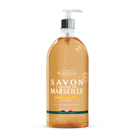 BeauTerra - Marseille Liquid Soap - Miel Vanille - 1L / Beauty Ντους Μπάνιο & Σώμα