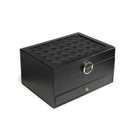 Gillian Jones - Large classic jewelry box - Black - Large / Home and Kitchen Αποθήκευση Σπίτι & Κουζίνα