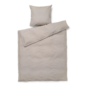 Juna - Bæk&Bølge Bed Linen 140x220 cm - Grey & Birch / Home and Kitchen Κλινοσκεπάσματα Σπίτι & Κουζίνα
