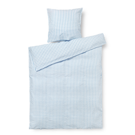 Juna - Bæk&Bølge Bed Linen 140x220 cm - Light Blue & White / Home and Kitchen Κλινοσκεπάσματα Σπίτι & Κουζίνα