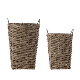 Bloomingville - Cestina Basket - Brown - Polyrattan / Home and Kitchen Αποθήκευση Σπίτι & Κουζίνα