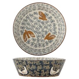 Bloomingville - Hezha Bowl - Blue / Home and Kitchen Διακόσμηση Σπίτι & Κουζίνα