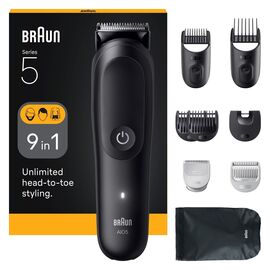 Braun - All-in-One Kit Series 5, 9in1 Grooming, AIO5540 - Black / Health and Personal Care Κουρευτικές & Ξυριστικές Ανδρική Περιποίηση