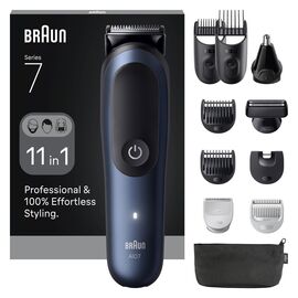 Braun - All-in-One Series 7, 11in1 Grooming Kit, ProBlade, AutoSense, AIO7540 - Black / Deep Blue / Health and Personal Care Κουρευτικές & Ξυριστικές Ανδρική Περιποίηση