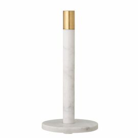 Bloomingville - Emira Paper Towel Holder H32 cm - White Marble / Home and Kitchen Kitchen Home & Kitchen