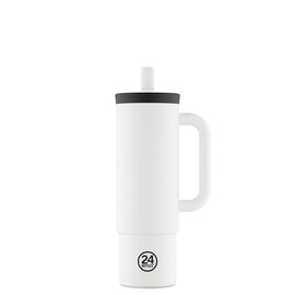 24Bottles - Straw Cup - Ice White - 800 ml / Home and Kitchen Κουζίνα Σπίτι & Κουζίνα