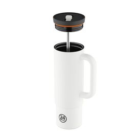 24Bottles - Straw Cup - Ice White - 800 ml / Home and Kitchen Κουζίνα Σπίτι & Κουζίνα