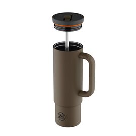24Bottles - Straw Cup - Mocha - 800 ml / Home and Kitchen Κουζίνα Σπίτι & Κουζίνα