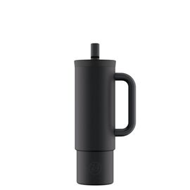 24Bottles - Straw Cup - Tuxedo Black - 800 ml / Home and Kitchen Κουζίνα Σπίτι & Κουζίνα