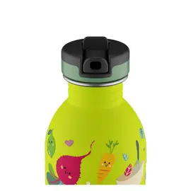 24Bottles - Urban Bottle - Veggie Friends - Lime - 250 ml / Home and Kitchen Κουζίνα Σπίτι & Κουζίνα