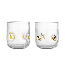 Bloomingville - Buzz Drinking Glass - Set Of 2 - Clear / Home and Kitchen Kitchen Home & Kitchen