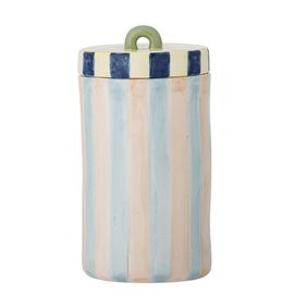 Bloomingville - Phoenix Jar with Lid - Multi - Stoneware / Home and Kitchen Κουζίνα Σπίτι & Κουζίνα
