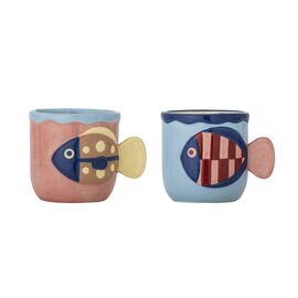 Bloomingville - Willy Cup - Multi - Set Of 2 - Stoneware / Home and Kitchen Kitchen Home & Kitchen