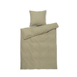 Juna - Bæk&Bølge Bed linen - Green/Soft Pink - 140x220 cm / Home and Kitchen Κλινοσκεπάσματα Σπίτι & Κουζίνα