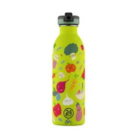 24Bottles - Urban Bottle - Veggie Friends - Lime - 500 ml / Home and Kitchen Κουζίνα Σπίτι & Κουζίνα
