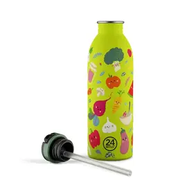 24Bottles - Urban Bottle - Veggie Friends - Lime - 500 ml / Home and Kitchen Κουζίνα Σπίτι & Κουζίνα