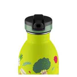 24Bottles - Urban Bottle - Veggie Friends - Lime - 500 ml / Home and Kitchen Κουζίνα Σπίτι & Κουζίνα