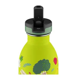 24Bottles - Urban Bottle - Veggie Friends - Lime - 500 ml / Home and Kitchen Κουζίνα Σπίτι & Κουζίνα