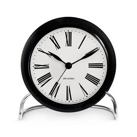 Arne Jacobsen - Roman Table Clock - Ø11 cm - White & Black / Home and Kitchen Διακόσμηση Σπίτι & Κουζίνα