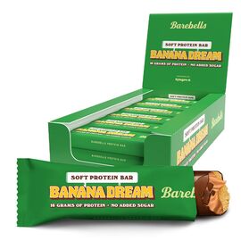 Barebells - Soft Protein Bar - Banana Dream (12x 55g) / Health and Personal Care Uncategorized (Beauty)