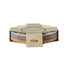 Rice - Melamine Round Dinner Plates - Glory Days Colors - 6 Pack / Home and Kitchen Uncategorized (Home & Kitchen) Home & Kitchen