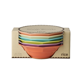 Rice - Melamine Soup Bowl - Assorted Glory Days Colors - 400 ml - 6 Pack / Home and Kitchen Uncategorized (Home & Kitchen) Home & Kitchen