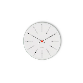 Arne Jacobsen - Bankers Wall Clock - Ø16 cm - White / Home and Kitchen Αταξινόμητα (Σπίτι & Κουζίνα) Σπίτι & Κουζίνα