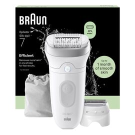 Braun - Silk·épil 7, Wet & Dry Epilator, Lasting Smooth Skin, 7-041 - Silver/Grey / Health and Personal Care Uncategorized (Beauty)