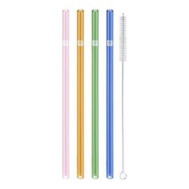 Zwilling - Sorrento Coloured Glass Straws - Set of 4 / Home and Kitchen Αταξινόμητα (Σπίτι & Κουζίνα) Σπίτι & Κουζίνα