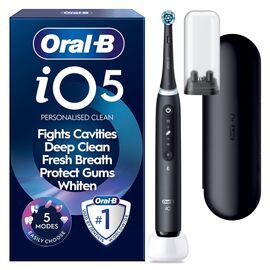 Oral B - iO5 Electric Toothbrush - Black - 1 Brush Head, Premium Travel Case / Health and Personal Care Uncategorized (Beauty)